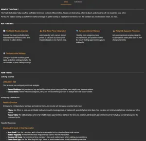 Trade Calculator 2 preview